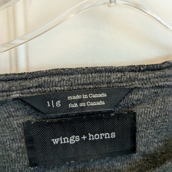 Wings + Horns Classic Cotton Henley - Picture 3 of 5